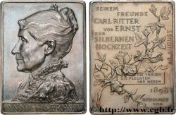 GERMANY Plaquette, Noces d’or d’Anna von Ernst et Karl Ritter
