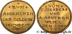 GERMANIA Médaille, Noces d’or de C. Giesbers et A. Arntz