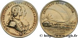 ALLEMAGNE - ÉLECTORAT DE BAVIÈRE - MAXIMILIEN III JOSEPH Médaille, Mariage de Maximilien III Joseph de Bavière avec Marie Anne de Saxe TTB