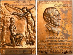 PRIX ET RÉCOMPENSES Plaque de récompense, Fondation Carnegie, Aux héros de la civilisation