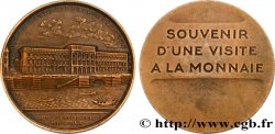MONNAIE DE PARIS Médaille, Souvenir d’une visite à la Monnaie