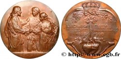 ALLEMAGNE - ROYAUME DE BAVIÈRE - LOUIS III Médaille, 40 ans de mariage, Louis III de Bavière et Marie-Thérèse de Modène