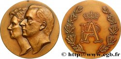 BELGIQUE - ROYAUME DE BELGIQUE - BAUDOUIN Ier Médaille, Mariage d’Albert II, futur roi des Belges, et de Paola