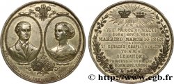 REINO UNIDO Médaille, Mariage du Prince de Galles, Albert-Edouard, et Alexandra du Danemark