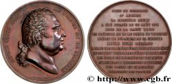 LOUIS XVIII Médaille, Pont de Bordeaux