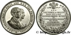 REINO UNIDO Médaille, Mariage du Prince de Galles, Albert-Edouard, et Alexandra du Danemark