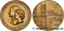 GRANDE-BRETAGNE - ÉLISABETH II Médaille, Noces d’argent de la Reine Elisabeth