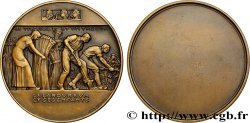 LITTÉRATURE : ÉCRIVAINS/ÉCRIVAINES - POÈTES Médaille, Le laboureur et ses enfants