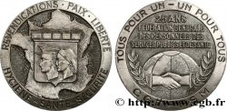 ASSOCIATIONS PROFESSIONNELLES - SYNDICATS Médaille, 25 ans de fédération générale des personnels des services publics et de santé