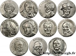 PERSONNAGES CÉLÈBRES Coffret de 11 médailles, les Années-Mémoire