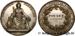 TROISIÈME RÉPUBLIQUE Médaille de récompense, Conseil général de la Nièvre, Ferme école de St Michel