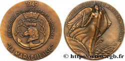 CUARTA REPUBLICA FRANCESA Médaille, Compagnie des messageries maritimes, “La Marseillaise”