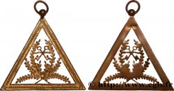 FREEMASONRY Médaille, Symboles franc-maçonniques XF