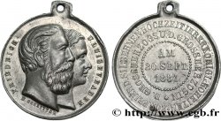ALLEMAGNE - GRAND-DUCHÉ DE BADE - FRÉDÉRIC Ier Médaille, Noces d’argent de Frédéric I, Grand Duc de Bade et de la Princesse Louise de Prusse