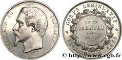 SECONDO IMPERO FRANCESE Médaille, corps législatif, Eugène, marquis de Bryas