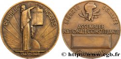 PROVISORY GOVERNEMENT OF THE FRENCH REPUBLIC Médaille parlementaire, Ire Assemblée nationale constituante