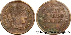III REPUBLIC Médaille, Honneur aux sociétés et visiteurs