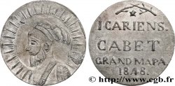 DEUXIÈME RÉPUBLIQUE Médaille, Icariens, Etienne Cabet
