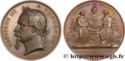 SECONDO IMPERO FRANCESE Médaille, Traité de commerce franco-anglais