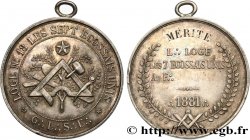 FREEMASONRY Médaille de mérite, Loge n°18, Les sept Écossais Unis