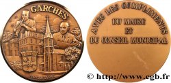 FUNFTE FRANZOSISCHE REPUBLIK Médaille, Compliments du Maire et du Conseil Municipal
