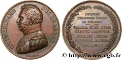 LUDWIG XVIII Médaille, Mort de Charles Ferdinand duc de Berry