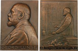 SCIENCES & SCIENTIFIQUES Plaque, Georg Lunge, 70e anniversaire