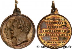 AMOUR ET MARIAGE Médaillette, Mariage de Napoléon III et d’Eugénie