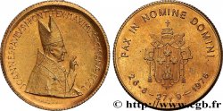VATICAN AND PAPAL STATES Médaille, Jean-Paul Ier, Pax in nomine domini