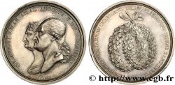 ALLEMAGNE - ROYAUME DE SAXE - FRÉDÉRIC-AUGUSTE Médaille, Noces d’or de Frédéric-Auguste Ier de Saxe et de Marie Amélie