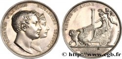 ALLEMAGNE - ROYAUME DE PRUSSE - FRÉDÉRIC-GUILLAUME IV Médaille, Mariage de Frédéric Guillaume de Prusse et Elisabeth Louise de Bavière