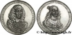 POLOGNE - ROYAUME DE POLOGNE - JEAN II CASIMIR Médaille, Mariage de Jean II Casimir Vasa et Marie Louise de Gonzague