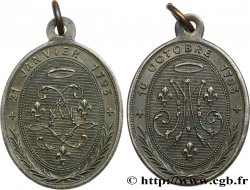 LOUIS XVIII Médaille de souvenir du roi et de la reine martyrs