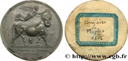 PREMIER EMPIRE Médaille, Conquête de Naples, tirage du revers