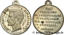 DEUXIÈME RÉPUBLIQUE Médaillette, Élection du président Louis Napoléon Bonaparte