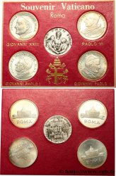 VATICAN ET ÉTATS PONTIFICAUX Médailles, Jubilé de l’Année Sainte 1975 et les quatre papes