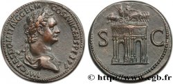 QUINTA REPUBBLICA FRANCESE Médaille antiquisante, Sesterce de Domitien