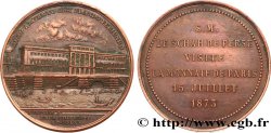 DRITTE FRANZOSISCHE REPUBLIK Médaille, Visite de la Monnaie de Paris par le Shah de Perse