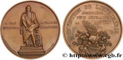 LUIS FELIPE I Médaille, Jean Gutenberg, 400e anniversaire de l’invention de l’imprimerie