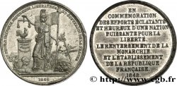 DEUXIÈME RÉPUBLIQUE Médaille, Commémoration des efforts éclatants