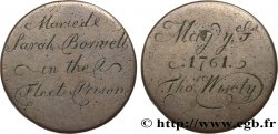 GRANDE-BRETAGNE - GEORGES III Médaille de mariage en prison