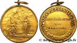 FRENCH CONSTITUTION - NATIONAL ASSEMBLY Médaille, confédération des François