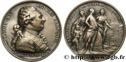 LOUIS XVI Médaille de l’arrivée du roi à Paris