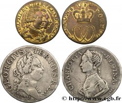 GRANDE-BRETAGNE - GEORGES III Médaille, Mariage de Georges III et Charlotte de Mecklembourg Strelitz
