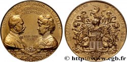 DEUTSCHLAND Médaille, Noces d’or de Jacob Heinrich Bernhard et Elisabeth Freiherr von Ohlendorffle