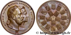 GERMANY - KINGDOM OF PRUSSIA - WILLIAM I Médaille, Noces d’or de Guillaume Ier et Augusta de Saxe-Weimar-Eisenach