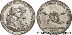 ALLEMAGNE - ROYAUME DE PRUSSE - FRÉDÉRIC-GUILLAUME II Médaille, Mariage du prince Frédéric-Auguste, duc d’York et d’Albanie, et de Friederike de Prusse