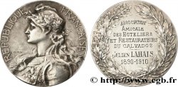 TROISIÈME RÉPUBLIQUE Médaille de récompense, Association amicale des hôteliers et restaurateurs du Calvados