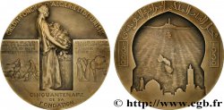 BANQUES - ÉTABLISSEMENTS DE CRÉDIT Médaille, Cinquantenaire de la fondation du crédit foncier d’Algérie et Tunisie