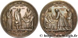 ZWEITES KAISERREICH Médaille, Visites de l’Empereur à l’Hôtel-Dieu et de l’Impératrice à l’Hospice de Beaujon